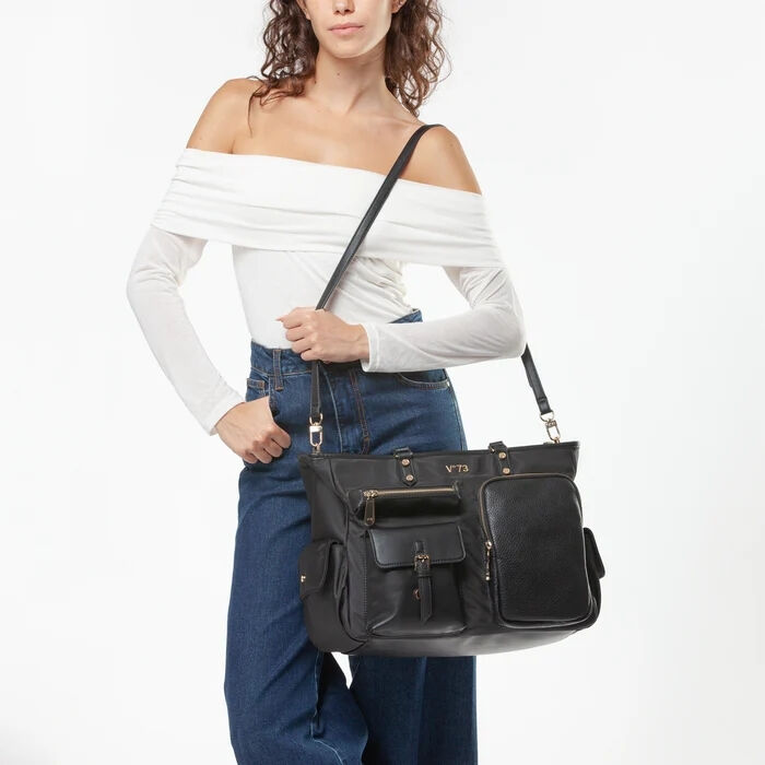 Bolso Shopper Liliana Negro   4