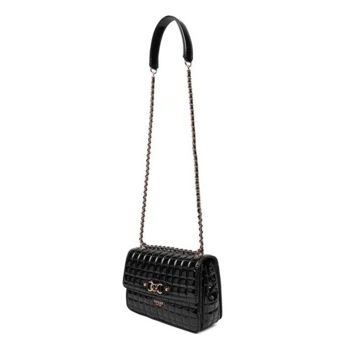 Bolso Bandolera Nadira Charol Negro   4