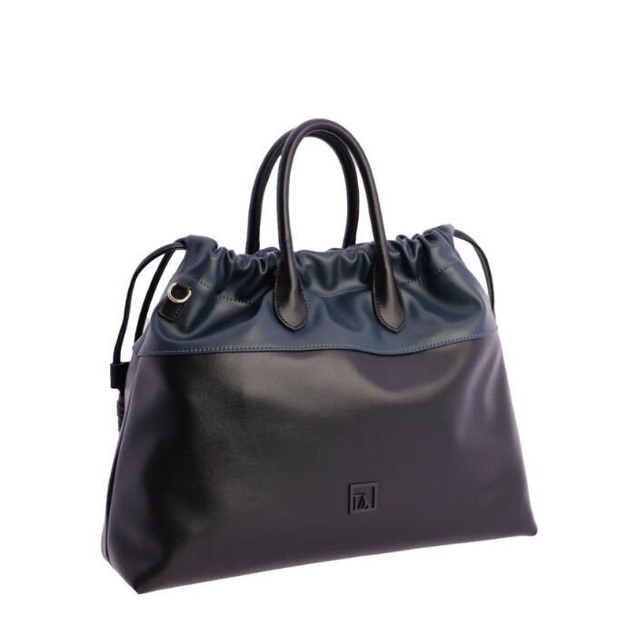 Bolso de Mano Negro Combinado   1