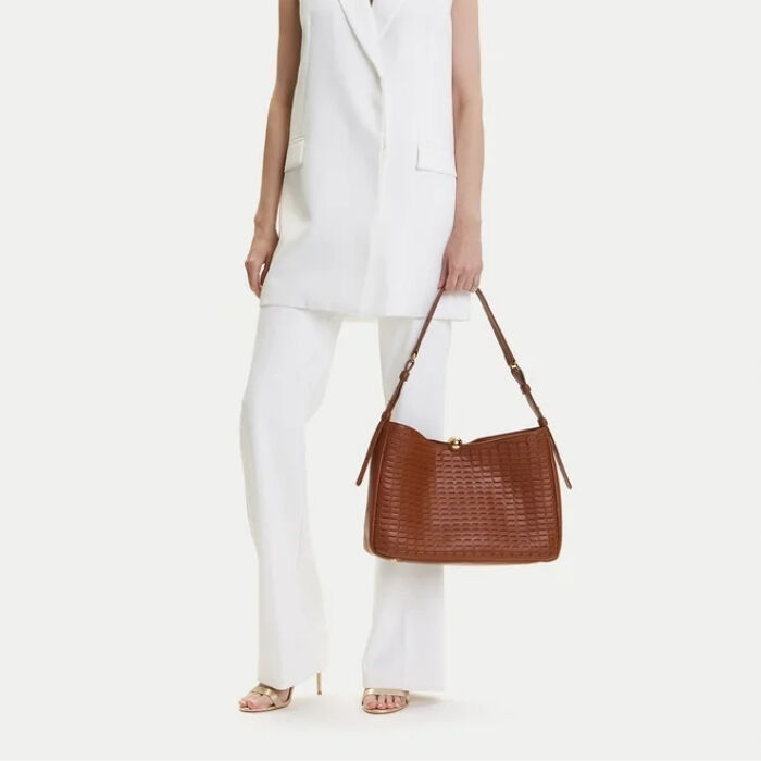 Furla Sfera Soft Bolso de Hombro Cognac   3