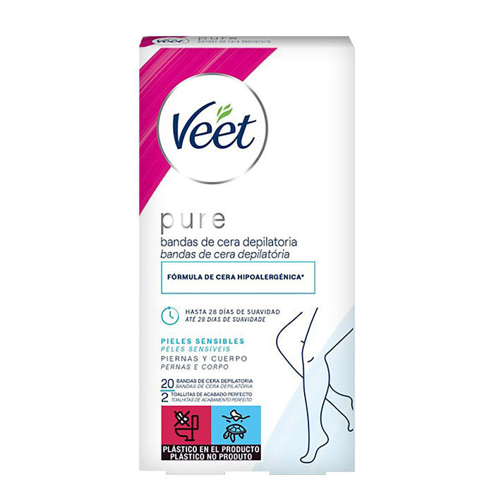 Pure Bandas de Cera Depilatoria Piel Sensible  1ud.-219246 1