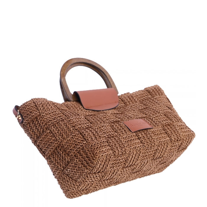 Bolso de Mano Parine Marr&oacute;n   2