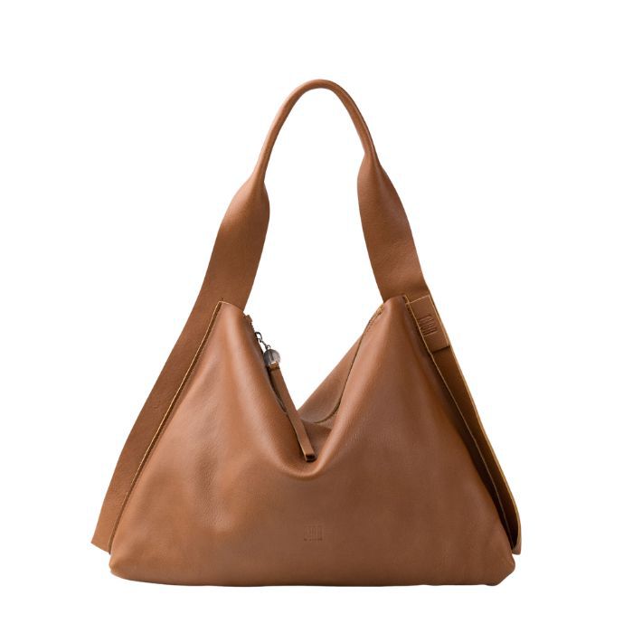 Bolso de Hombro de Piel Vienna Marr&oacute;n   0