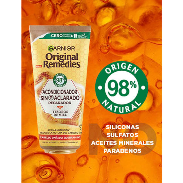 Tesoros de Miel Acondicionador Sin Aclarado  200ml-203204 4