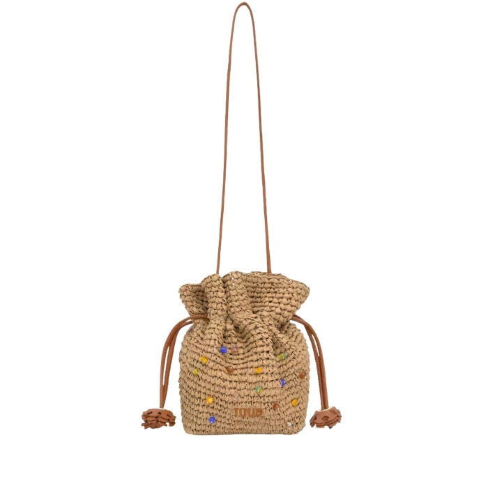 Bolso Bombonera Peque&ntilde;o Natural  