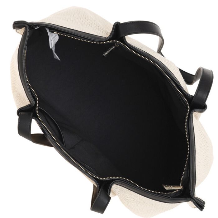 Bolso de Hombro Negro-Natural   2