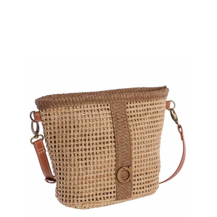Bolso Bandolera Natural Beige   1