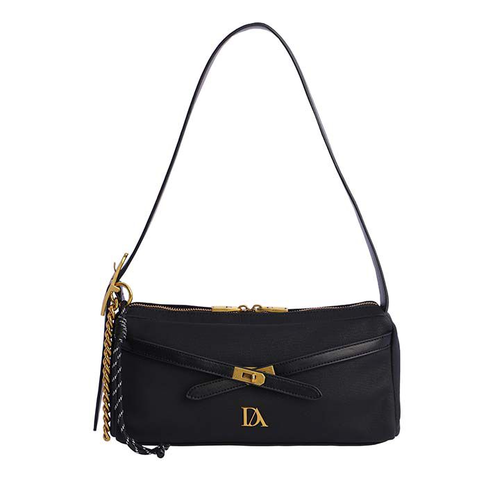 Bolso de Hombro Ajustable Negro   0