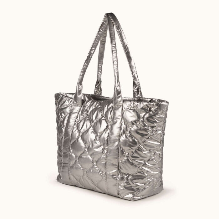 Bolso Shopper Cover Silver   1