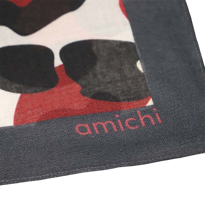 Pañuelo Estampado Gris-Rojo  T. Única-232968 5