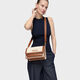 Bandolera Mediana Audree Canvas Camel   4