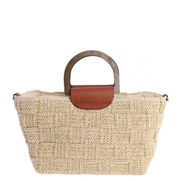 Bolso de Mano Parine Beige   3