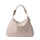 Bolso de Hombro de Piel Vienna Beige   1