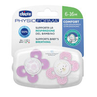 Chupete Physio Comfort Silicona Rosa 6-16 Meses  2ud. 1