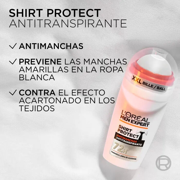 Shirt Protect Desodorante Roll-On Anti-transpirante 72h  50ml-239555 4