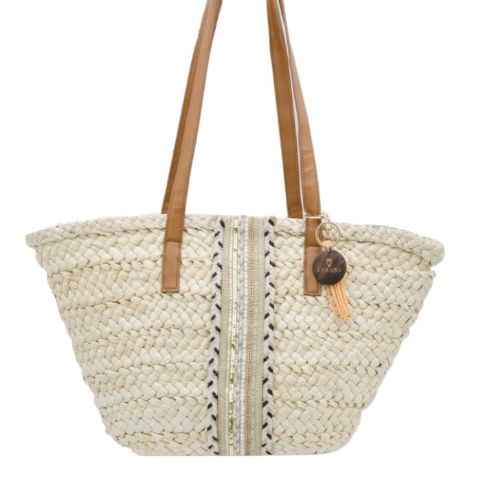 Bolso Capazo de Rafia  