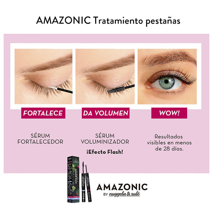Amazonic Pestañas Sérum Fortalecedor + Voluminizador  1ud.-195179 2
