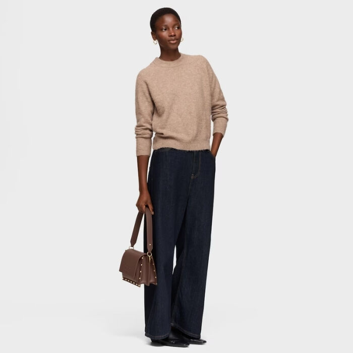 Bandolera Mediana Audree Studs Marr&oacute;n   3