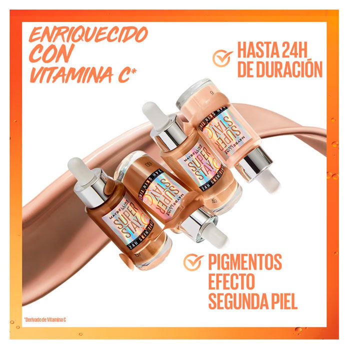 Superstay Skin Tint Vitamina C 24H   4