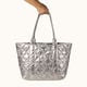 Bolso Shopper Cover Silver   3