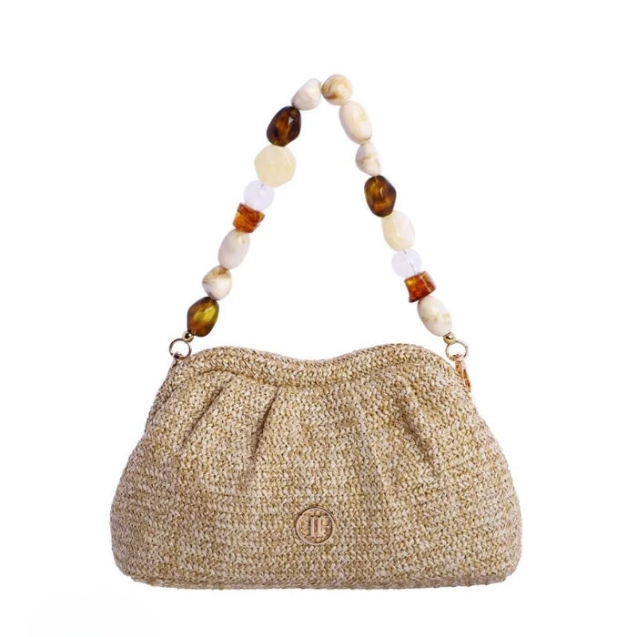 Bolso de Fiesta Mali Beige   7
