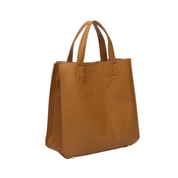 Bolso Shopper Oceans Diary Camel   3