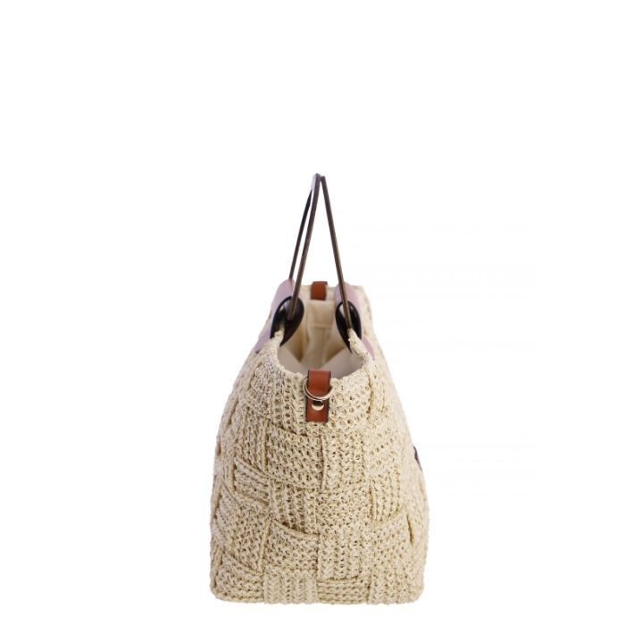 Bolso de Mano Parine Beige   2