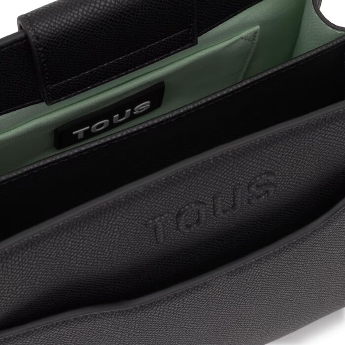 Bolso Shopper Pequeño Audree Saffiano Negro   2