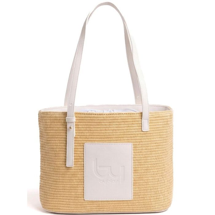 Bolso Shopper Unity Blanco-Natural   4