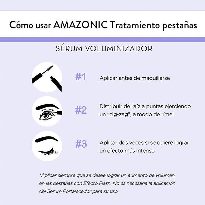 Amazonic Pestañas Sérum Fortalecedor + Voluminizador  1ud.-195179 4