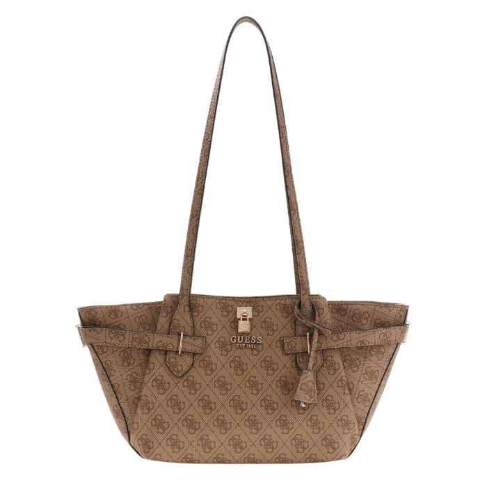 Bolso de Hombro Saffiano Yesba Marr&oacute;n  