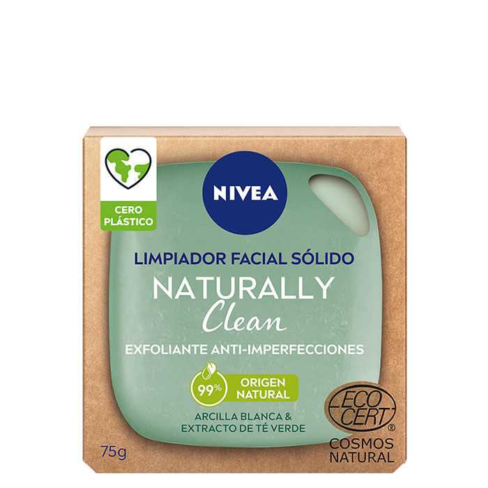 Naturally Clean Exfoliante Facial Sólido Anti-Imperfecciones  75g-198751 5