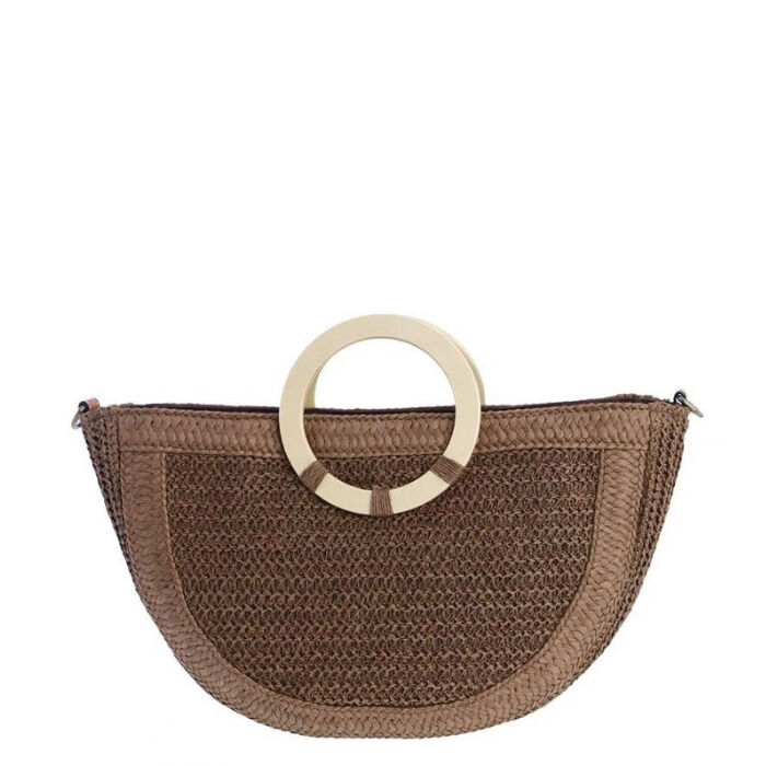 Bolso de Mano Cadaqu&eacute;s Marr&oacute;n   2