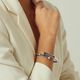 Pulsera Bambú Color Plata  T. Única-214975 1