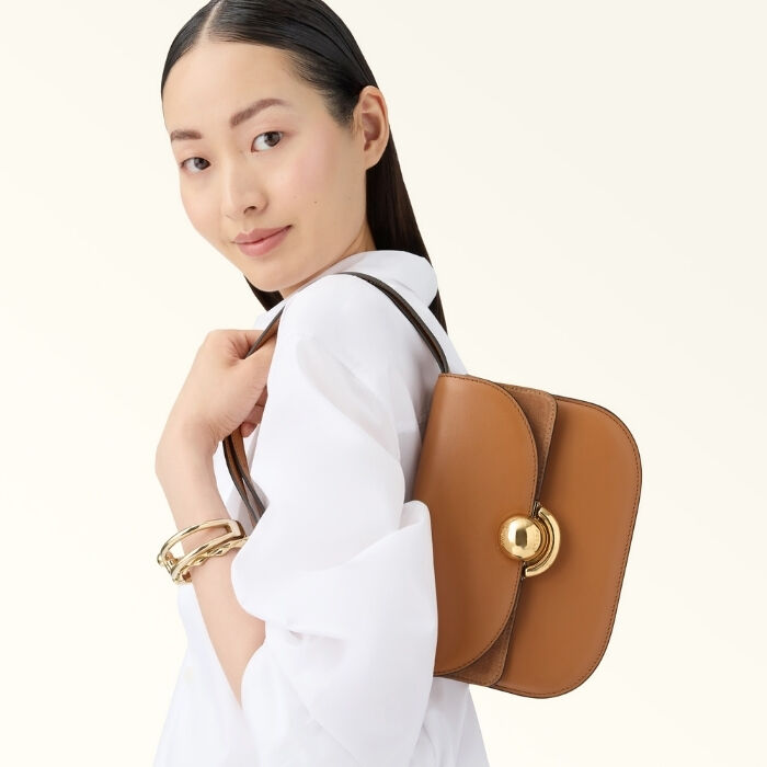 Furla Sfera Mini Bolso Bandolera Brandy   6