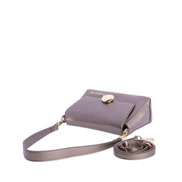 Bolso de Mano Esta&ntilde;o Plateado   3
