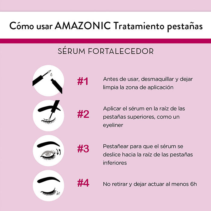 Amazonic Pestañas Sérum Fortalecedor + Voluminizador  1ud.-195179 3