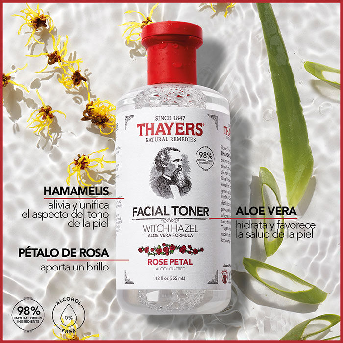 Tónico Pétalos de Rosa - Aloe Vera & Witch Hazel  355ml-206954 2