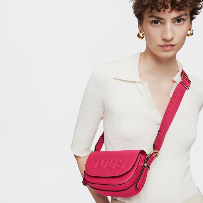 Mini Bandolera Medialuna Fucsia Tous Brenda  