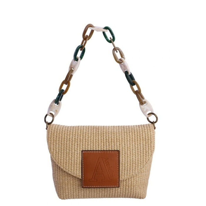 Bolso de Hombro Tarifa Beige   0