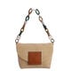 Bolso de Hombro Tarifa Beige   0
