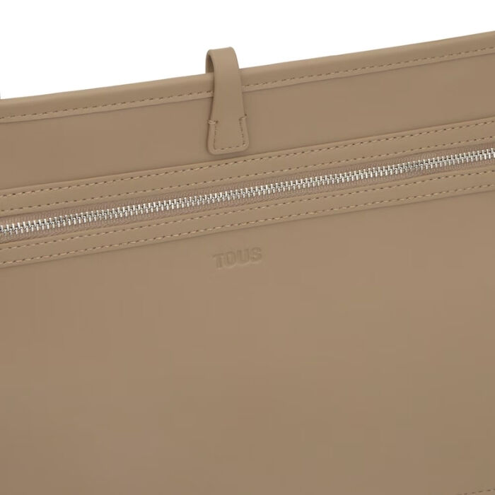 Bolso Capazo Grande Reversible Double Way Bear Beige   4