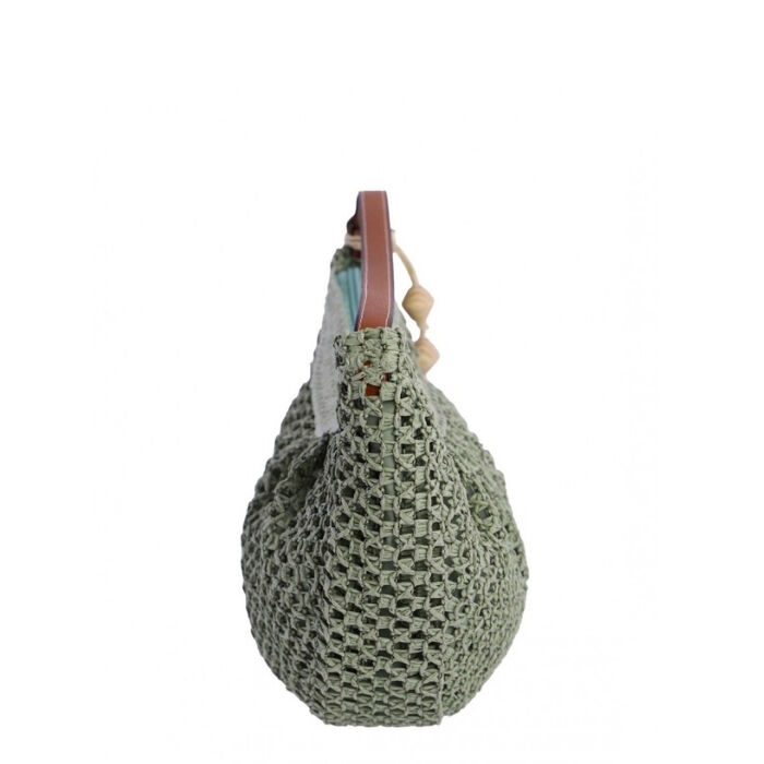 Bolso Bandolera Natural Verde   2