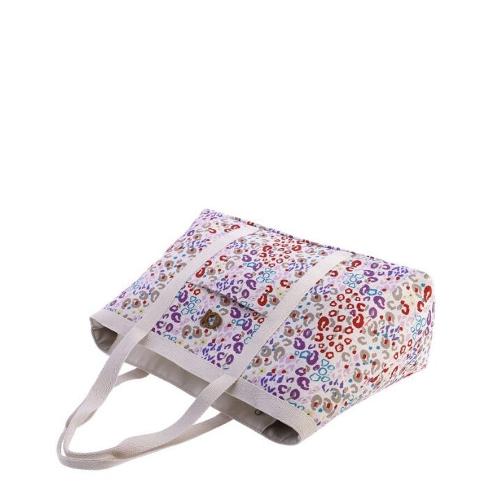 Bolso de Hombro Animal Print Multicolor   3