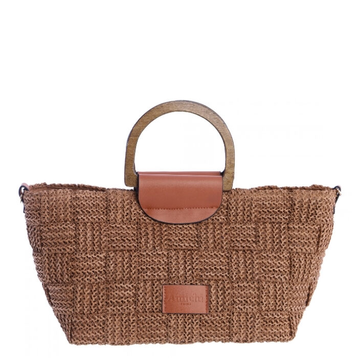 Bolso de Mano Parine Marr&oacute;n   6