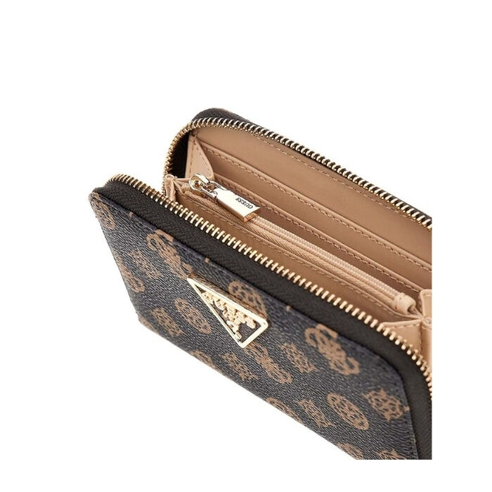 Cartera Laurel SLG Medium Zip Marr&oacute;n   1