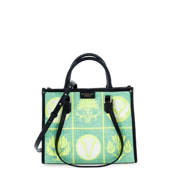 Bolso de Mano Bordado Menta  T. &Uacute;nica-235968 0