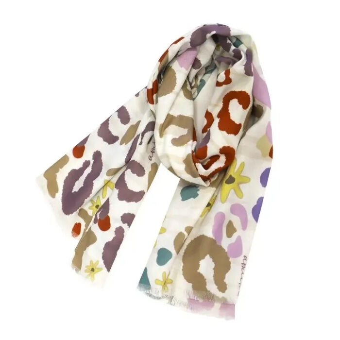Pa&ntilde;uelo Leopardo Multicolor  T. &Uacute;nica-238347 5