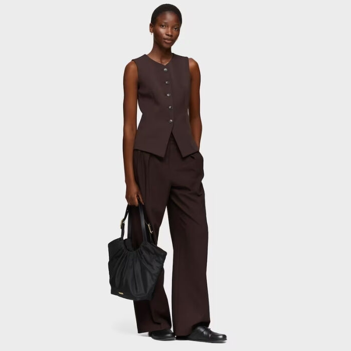 Capazo Mediano Travel Negro   2