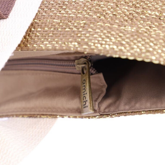 Bolso de Playa Miramar Marr&oacute;n   4